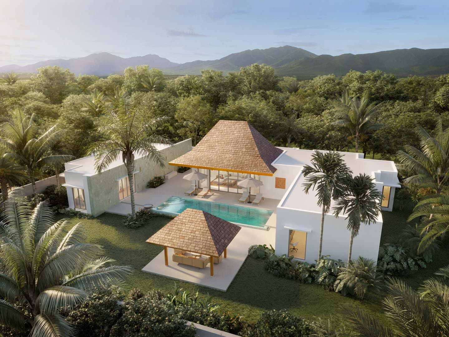 Anchan Burgundy — Type 4B villa and pool