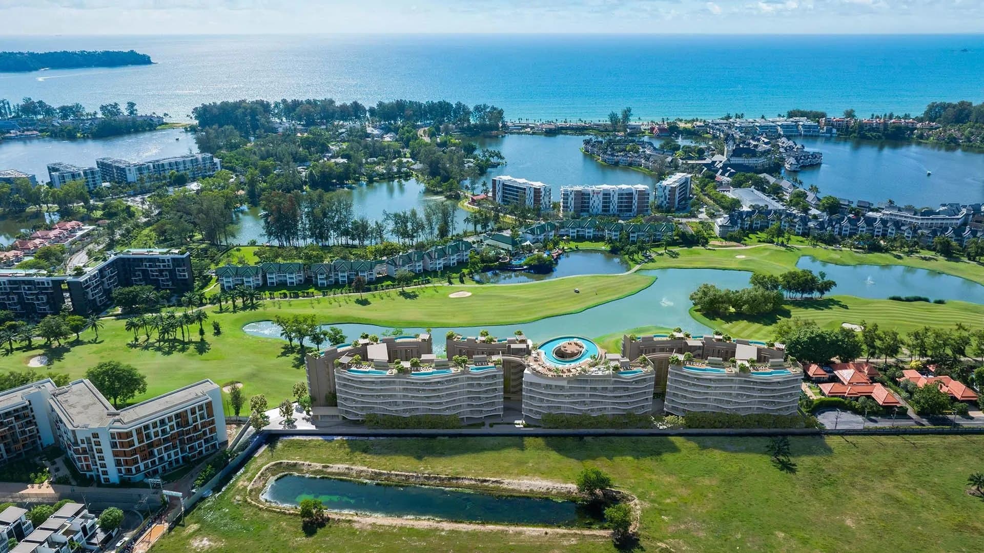 Angsana Golf Residences Topaz — The residences overlooking the fairways