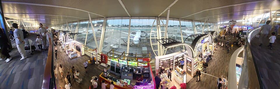 The passenger terminal at Phuket International Airport